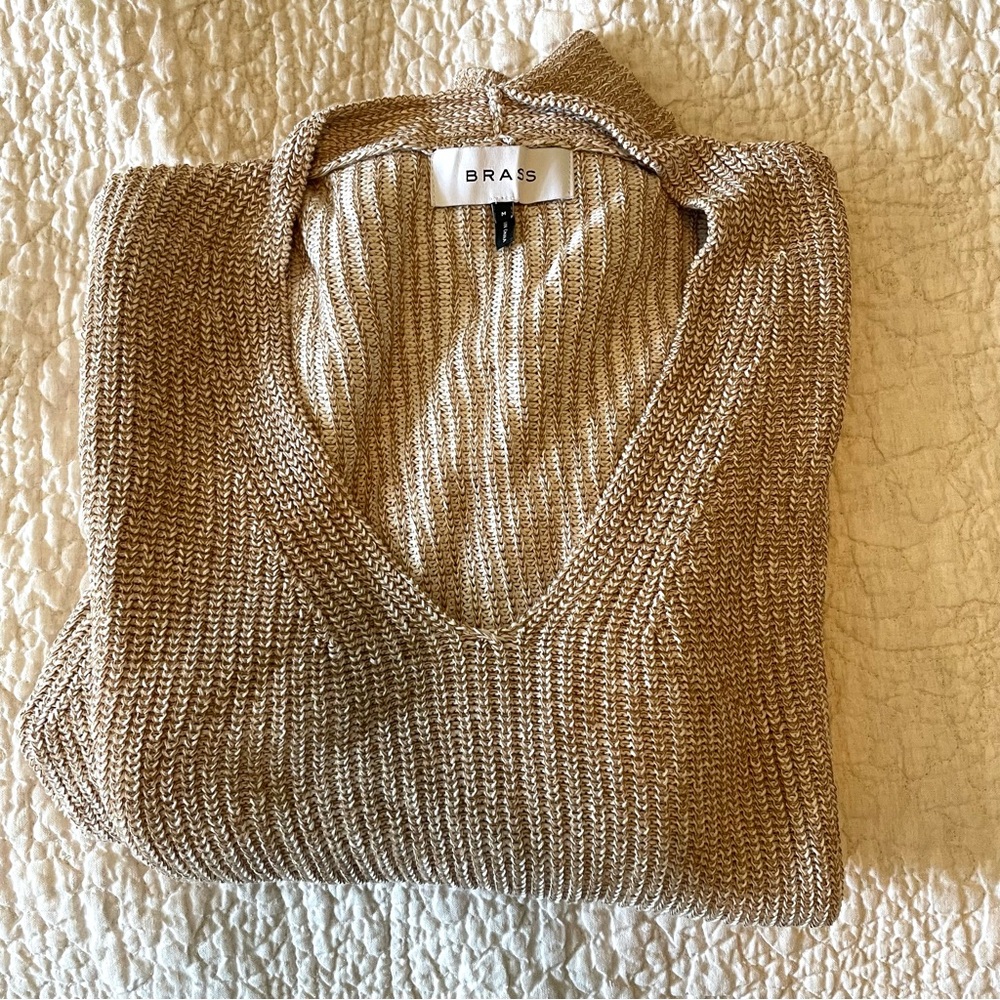 Brass Clothing bayside cotton sweater